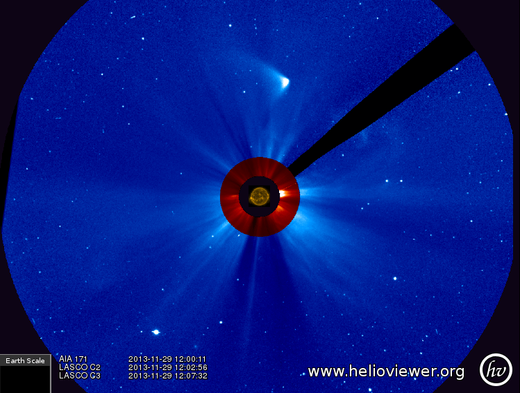201311_29_12_00_00_AIA_171__LASCO_C2__LASCO_C3