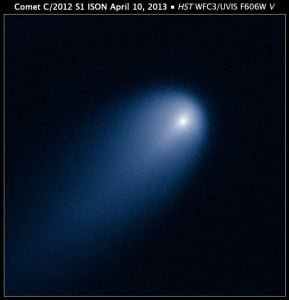 comet ison from hubble